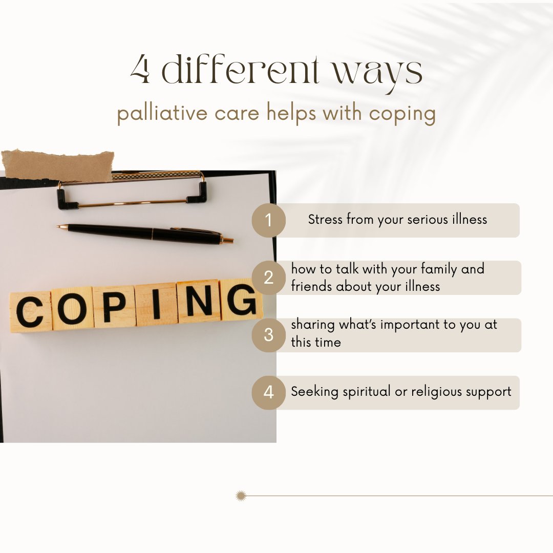 Palliative care can help you cope with your serious illness. #palliativecare