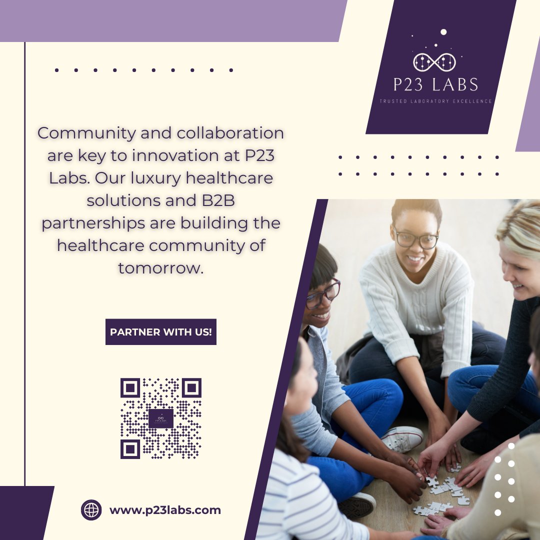 Community and collaboration are key to innovation at P23 Labs. Our luxury healthcare solutions and B2B partnerships are building the healthcare community of tomorrow.  

#P23Labs #CommunityOfCare #HealthcareCollab