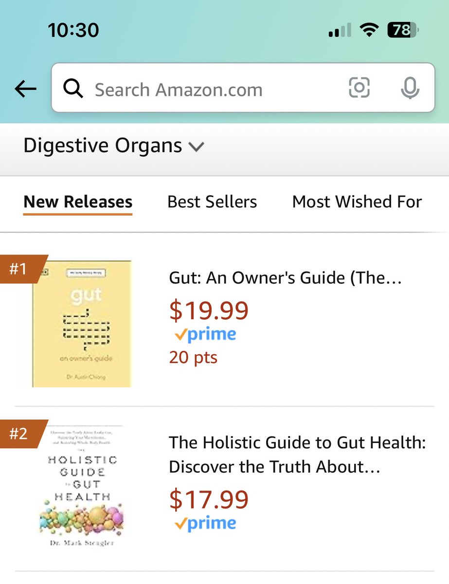 Your support today means EVERYTHING #MedTwitter #GITwitter!!! Can we please keep evidence based GI info at #1 for digestive organs? ❤️🥹 👇👇👇 geni.us/GutAnOwnersGui…