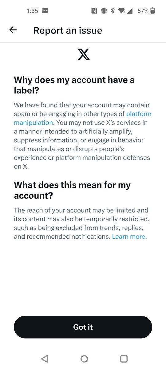 It seems the free speech platform is also full of shit. Don't you dare tweet your opinion the FBI is in control <a href="/elonmusk/">Elon Musk</a>