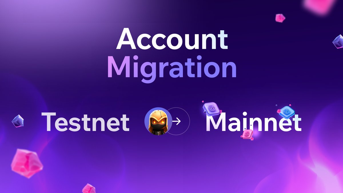 🥷Attention, Ninjas! Don't forget to migrate your account to the mainnet!

🚀 Just connect with the same wallet to discover even more surprises in the mainnet. 💰
