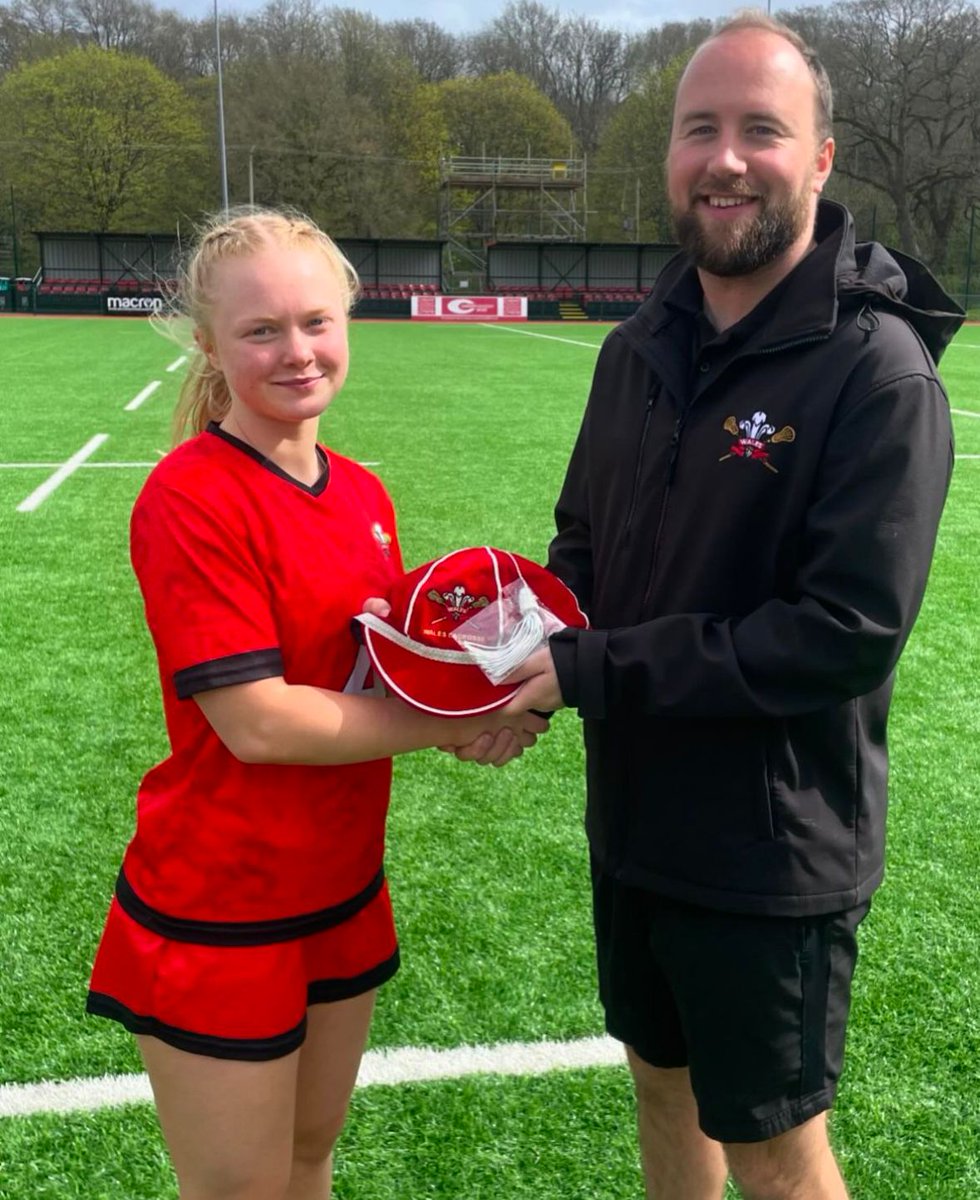 Congratulations, Maddie, on your Wales 🥍 u20 debut! <a href="/HbyLacrosse/">Haileybury Lacrosse</a> 👏😁
