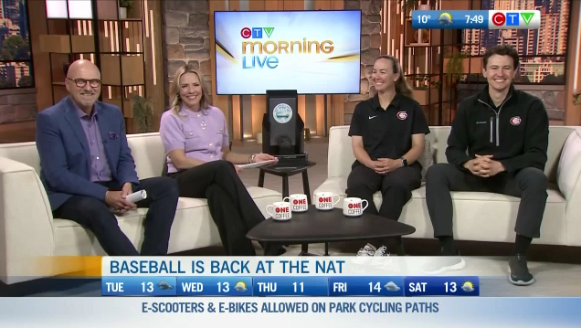 As the @vancanadians prepare for their Home Opener tonight, CTV Morning Live catches up with Assistant Coach, Ashley Stephenson (@PEstevie) & Play-By-Play Announcer, @tyler_zickel! ⚾️👏 bc.ctvnews.ca/video/c2900112…