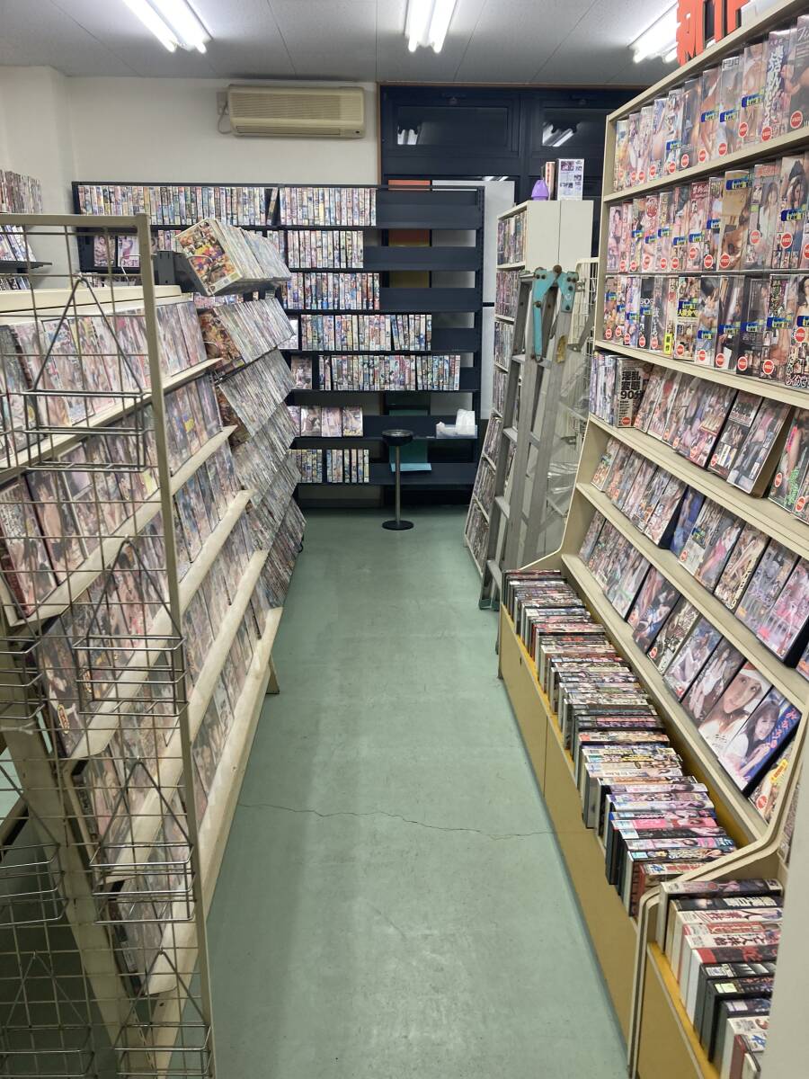 Someone is selling the entire stock of a japanese video rental