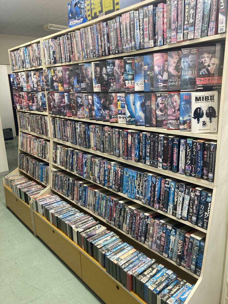Someone is selling the entire stock of a japanese video rental