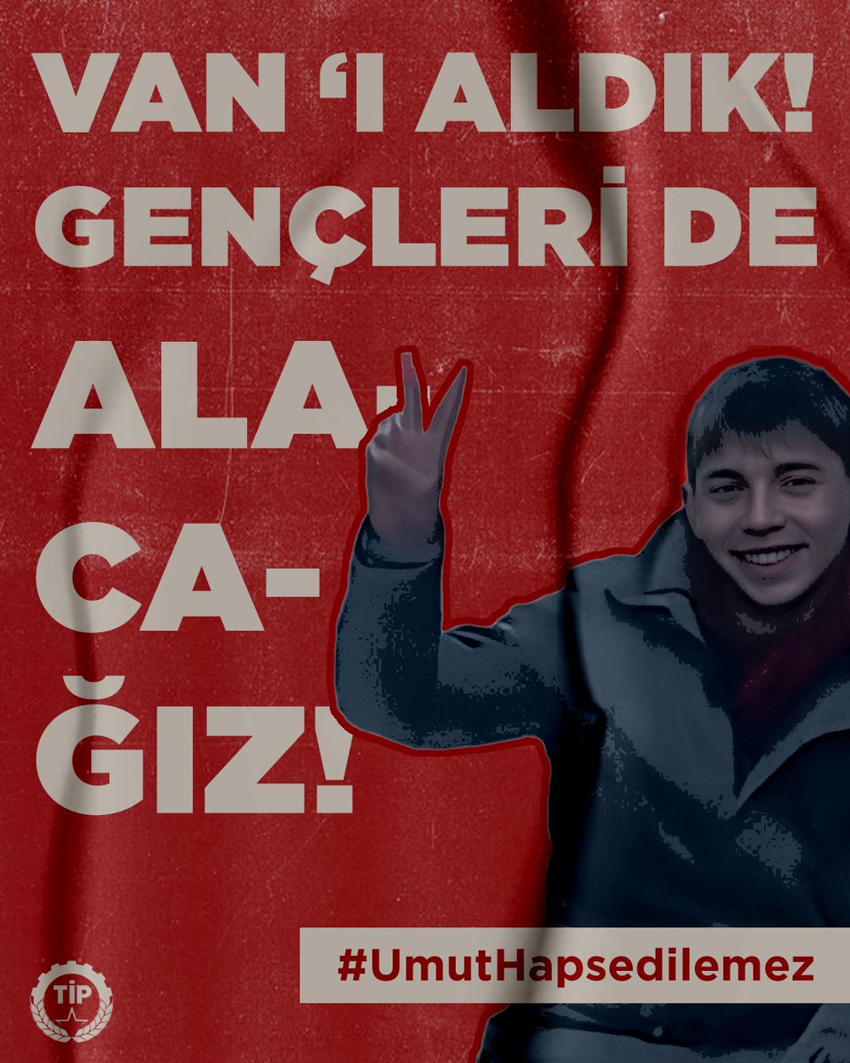 Gençlerimizi de alağız#UmutHapsedilemez