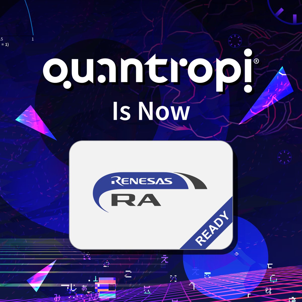 @Quantropi  is thrilled to announce our new partnership with @RenesasGlobal. Our QiSpace™ for IoT solutions – Application Security, Quantum TLS (TLS-Q), and uloadXLQ Secure Boot and Installer – are now successfully uploaded on the Renesas Ready Partner Network. #RenesasReady
