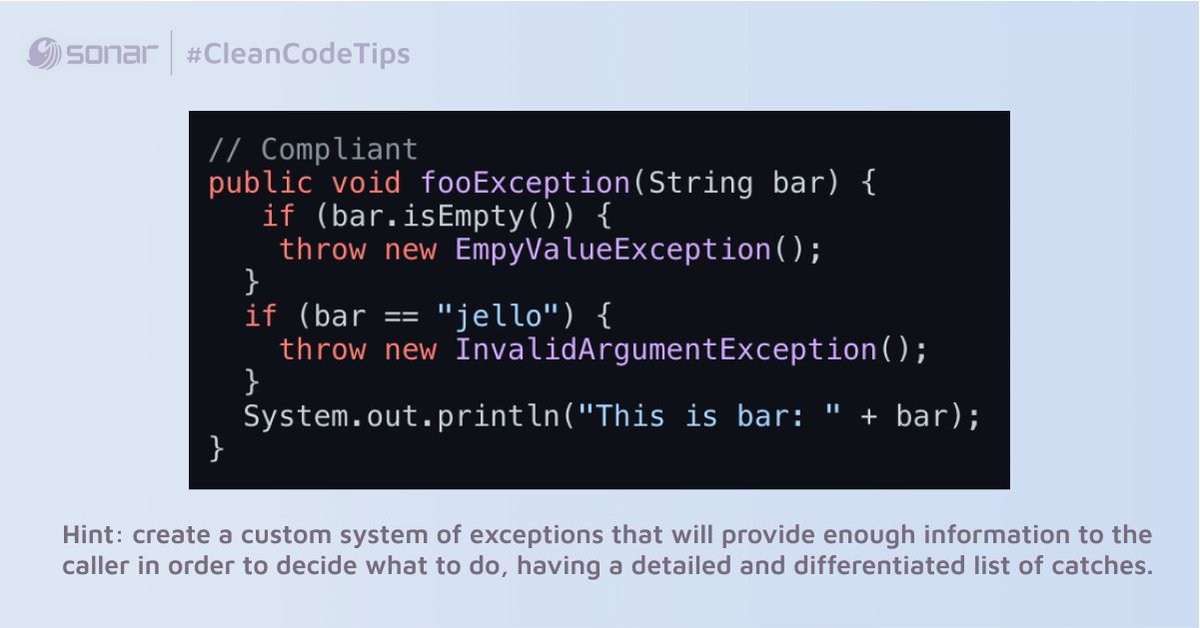 Java #CleanCodeTips! Don't use generic types without type parameters as it avoids the type checking and catching of unsafe code during the compilation, making everything visible during runtime!