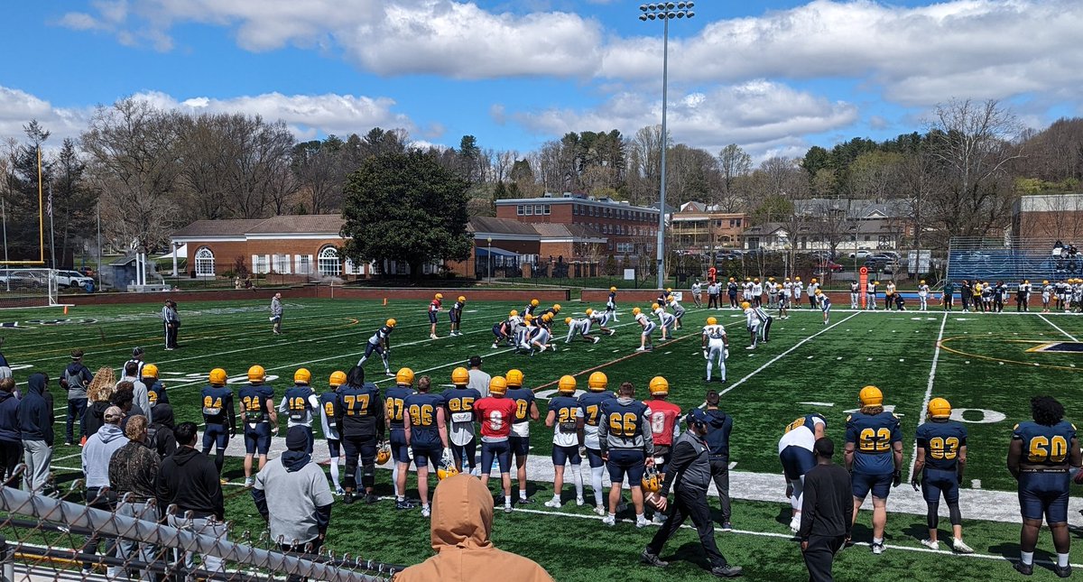 My dad took me and my friend to watch the Emory and Henry spring this past Saturday. It was awesome watching those guys compete.