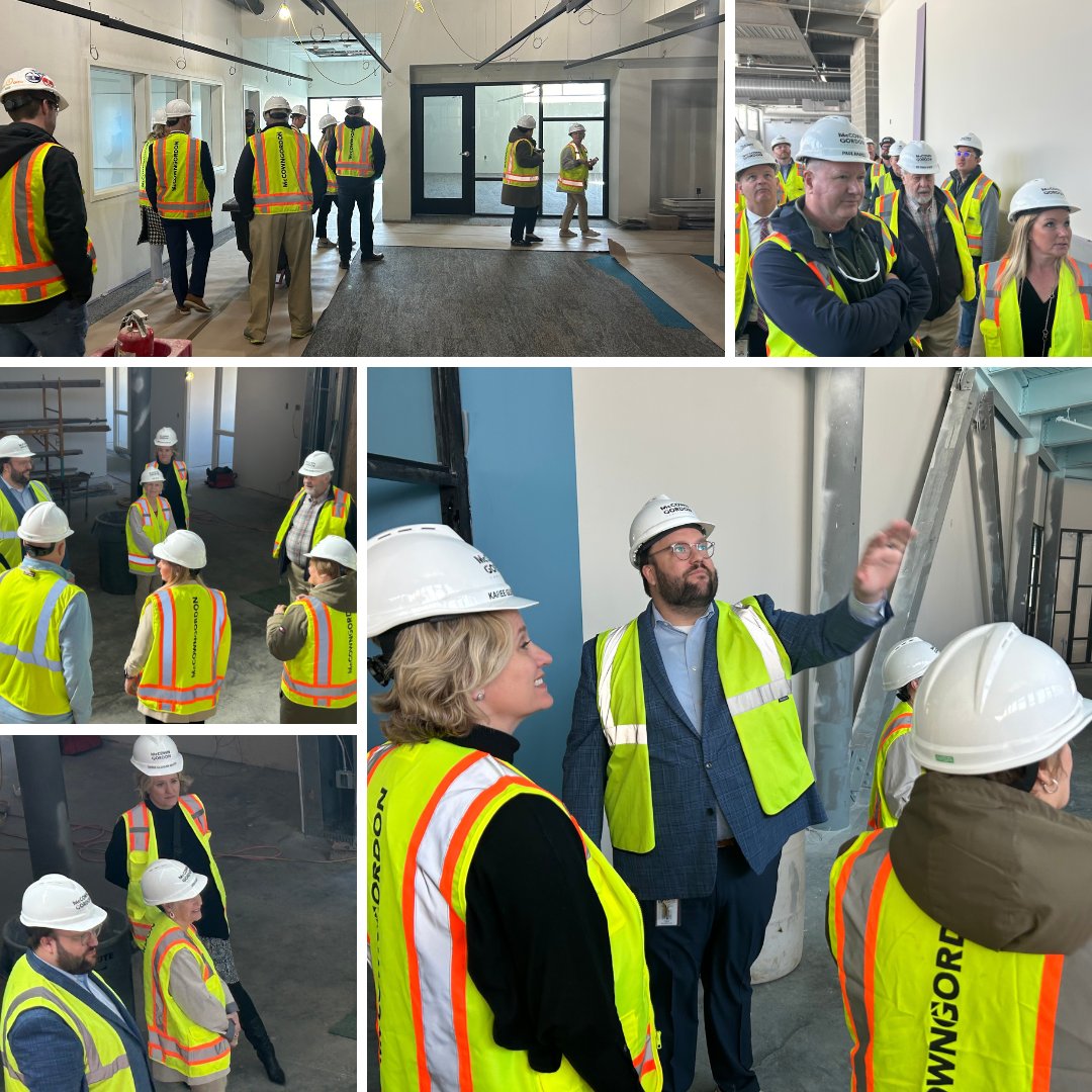 Recently, members of NKC Schools’ Board of Education took a behind-the-scenes tour of three construction sites at @NashuaES, @Crestview_NKC and Greenway. Each new facility is on track with progress as promised. We look forward to welcoming students when the new schools open!