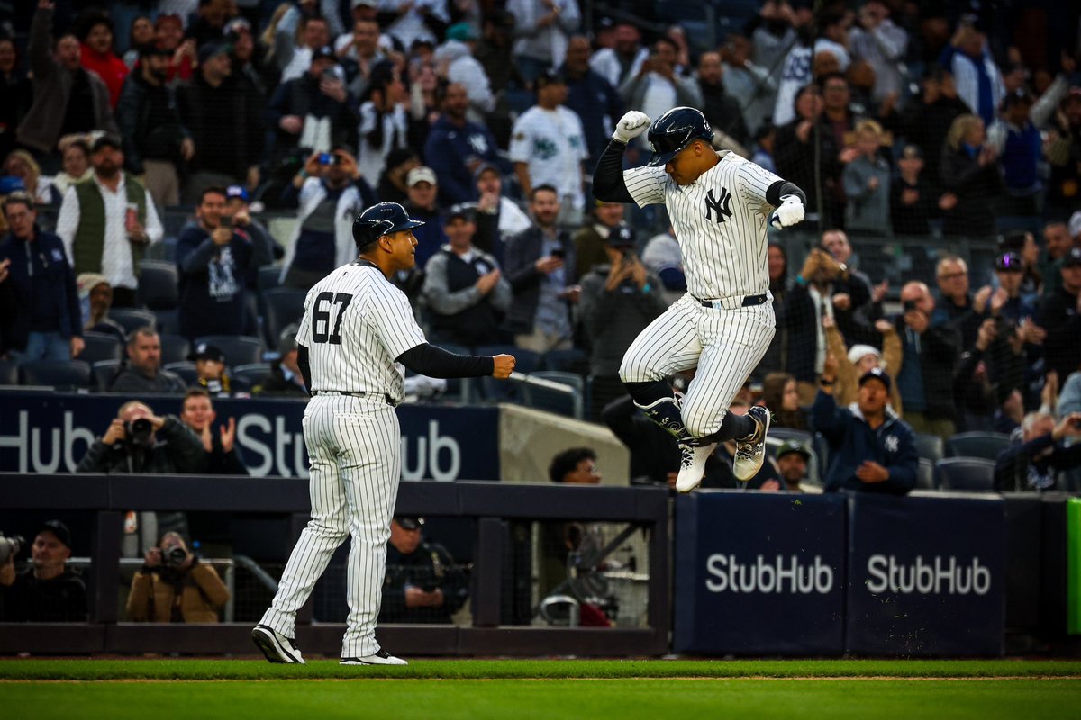 If Juan Soto hits a HR today someone who retweets and is following is winning a shirt. Comment your size. Let’s go Yankees.