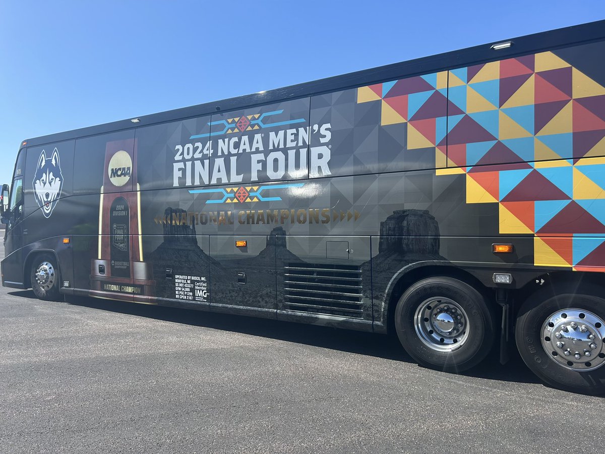 Congrats to @UConnMBB on your #NationalChampionship win! We enjoyed welcoming you and all college basketball fans to Phoenix thjs past week. 🏀 🏀