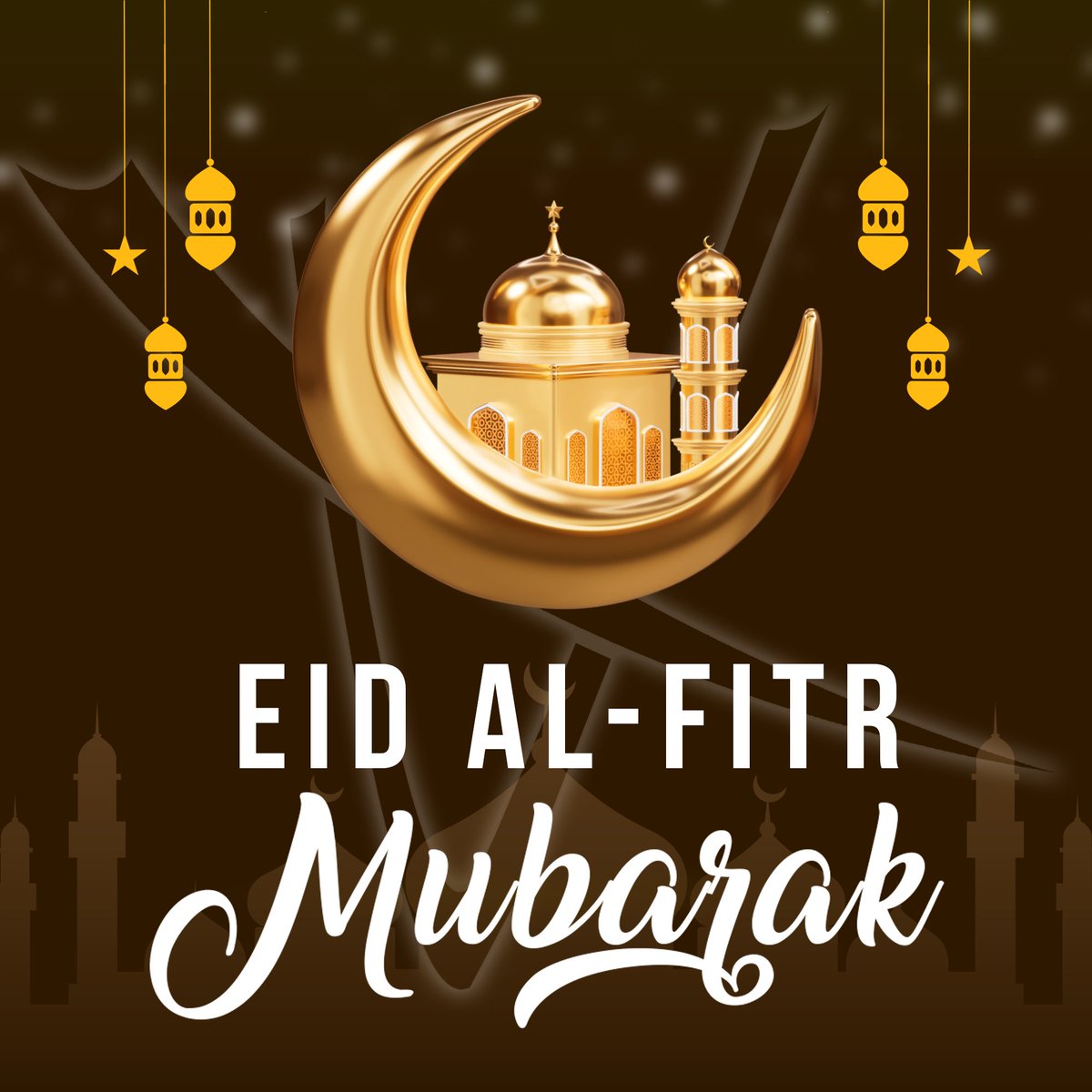 نهنئكم بحلول عيد الفطر المبارك. كل عام وانتم بخير #EidMubarak