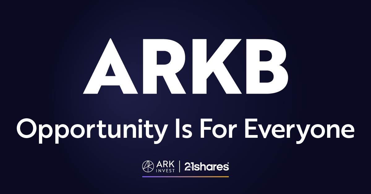Let's redefine who gets to participate in the next wave of investment opportunities. The ARK 21Shares Bitcoin ETF is here, and it's bringing bitcoin to the masses. Learn more: arkb.com Prospectus: arkinv.st/ARKBProspectus