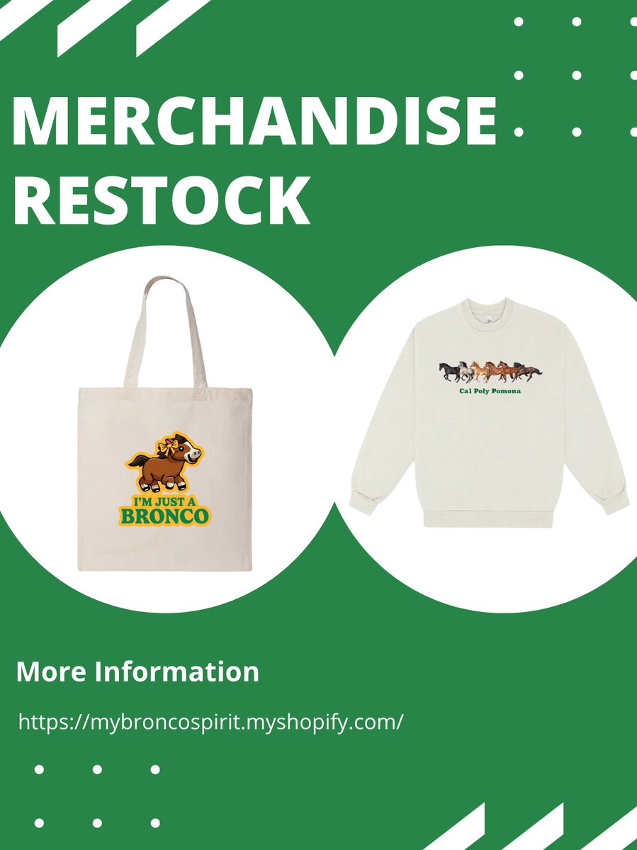 Who is excited for a merchandise restock that will be available this weekend at the Sunday W.K.K. Arabian Horse Show!? We hope to see you there! Last chance to grab some merchandise before it sells out again! 💛💚#horseshow #horse #cpp #amm #calpoly #losangelescounty #fashion