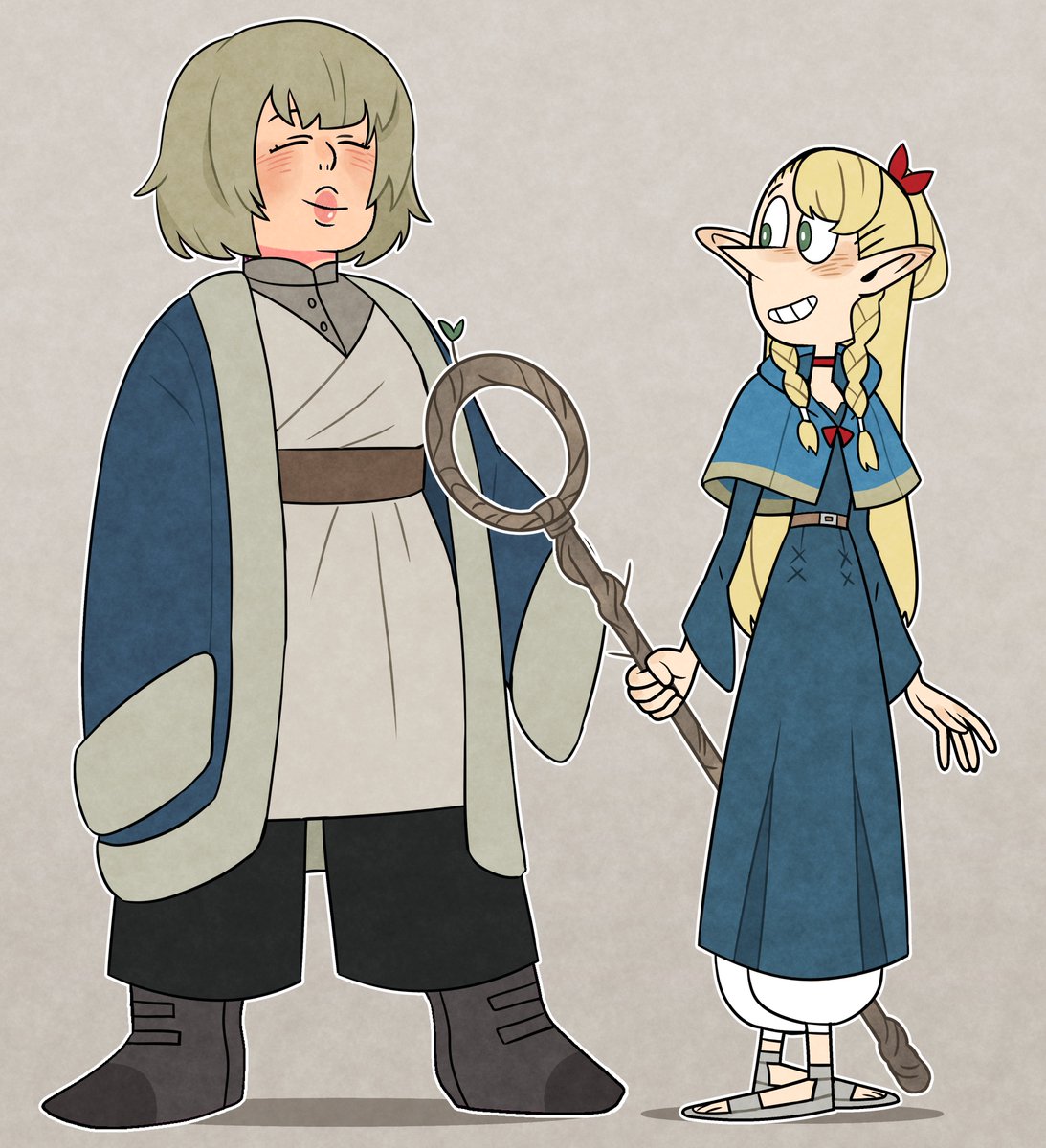 ファリントーデン ,マルシル 「[dungeon meshi] yeah i guess ill post th」|kae 💌🖋のイラスト