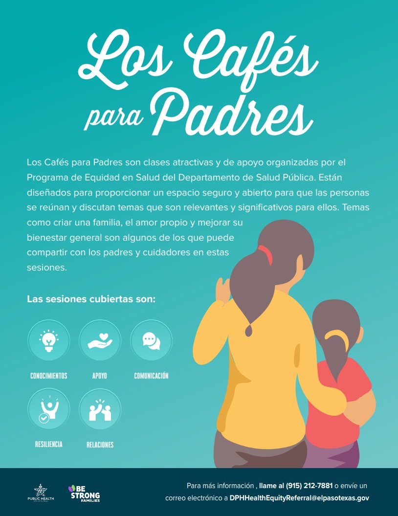 EPISD DHH & VI Services (@eprdspd) on Twitter photo Presentado por el Programa de Equidad en Salud del Departamento de Salud Pública.
<a href="/EPISDWeallcount/">EPISD Special Education & Special Services</a> <a href="/ELPASO_ISD/">El Paso ISD</a> Presentado por el Programa de Equidad en Salud del Departamento de Salud Pública.
<a href="/EPISDWeallcount/">EPISD Special Education & Special Services</a> <a href="/ELPASO_ISD/">El Paso ISD</a>