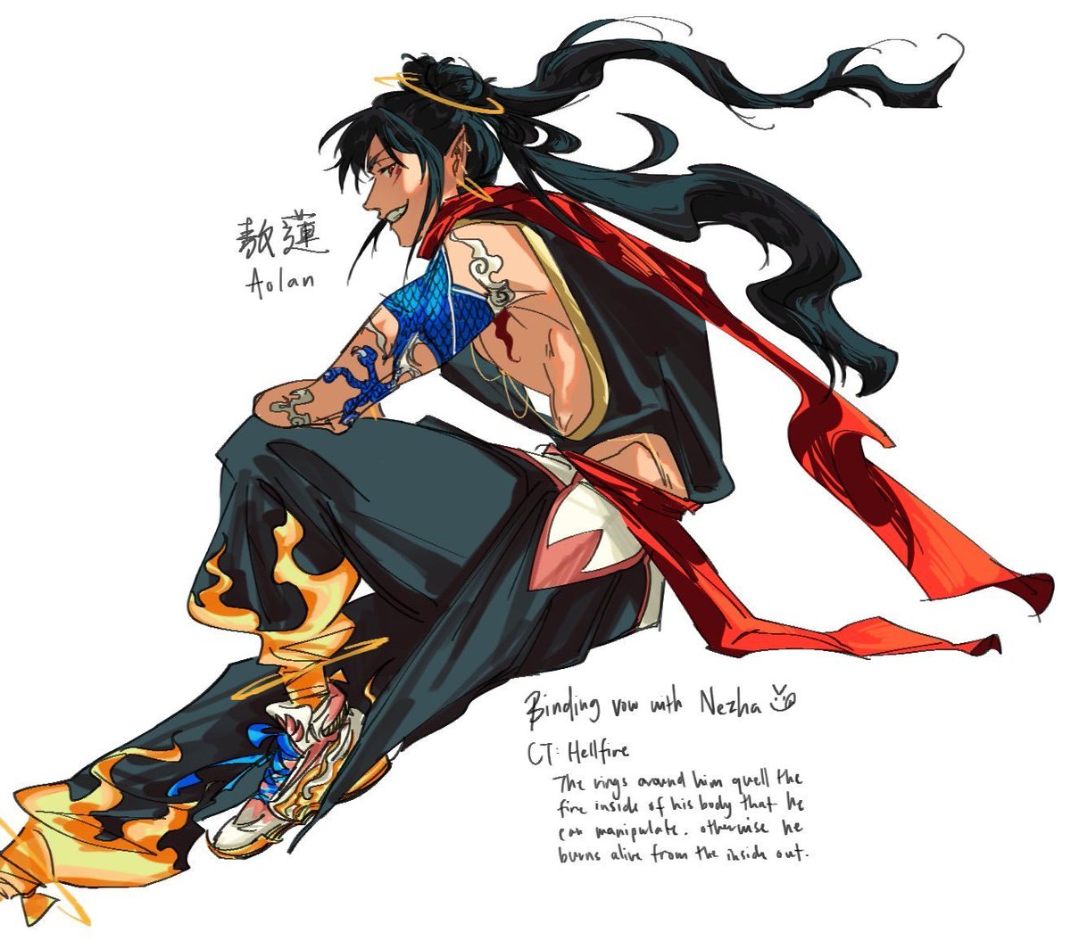 its #PortfolioDay again!! im a hobby artist that draws mostly toji/jjk content ^_^