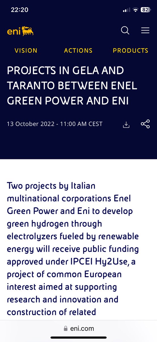 ENEL GOES HYDROGEN…
Ums Verrecken werden sie nicht zugeben wollen, dass ihnen gerade eine ihrer Wasserstoff-Elektrolyse-Anlagen um die Ohren geflogen ist. Davon werden wir bald immer öfter hören…! 🤦🏼