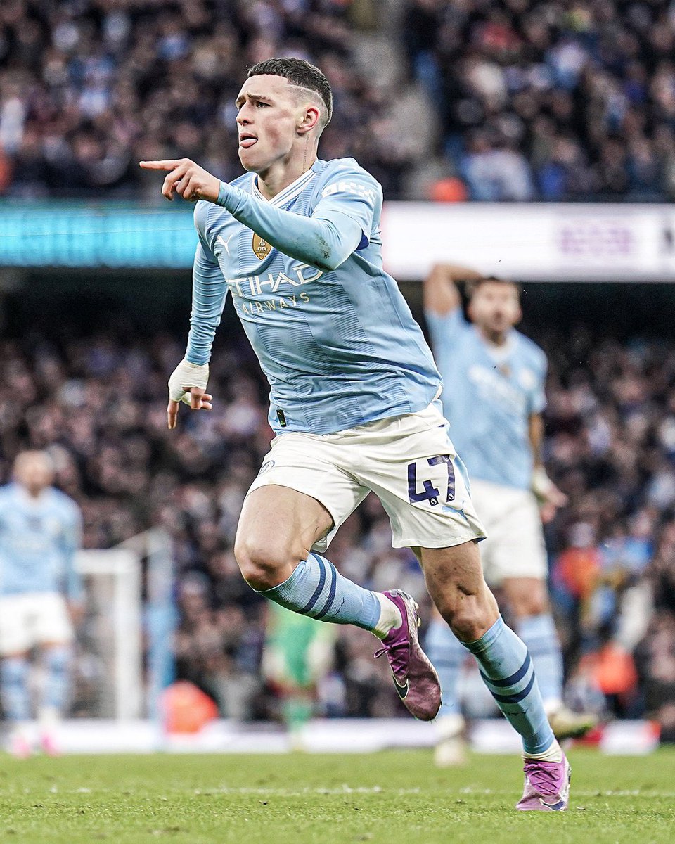 🔵🎻 Fantastic goal by Phil Foden who makes it 22 goals and 10 assists in all competitions. Insane season for Foden… …who Pep called a ‘strong contender’ for PL Player of the Season couple of days ago.