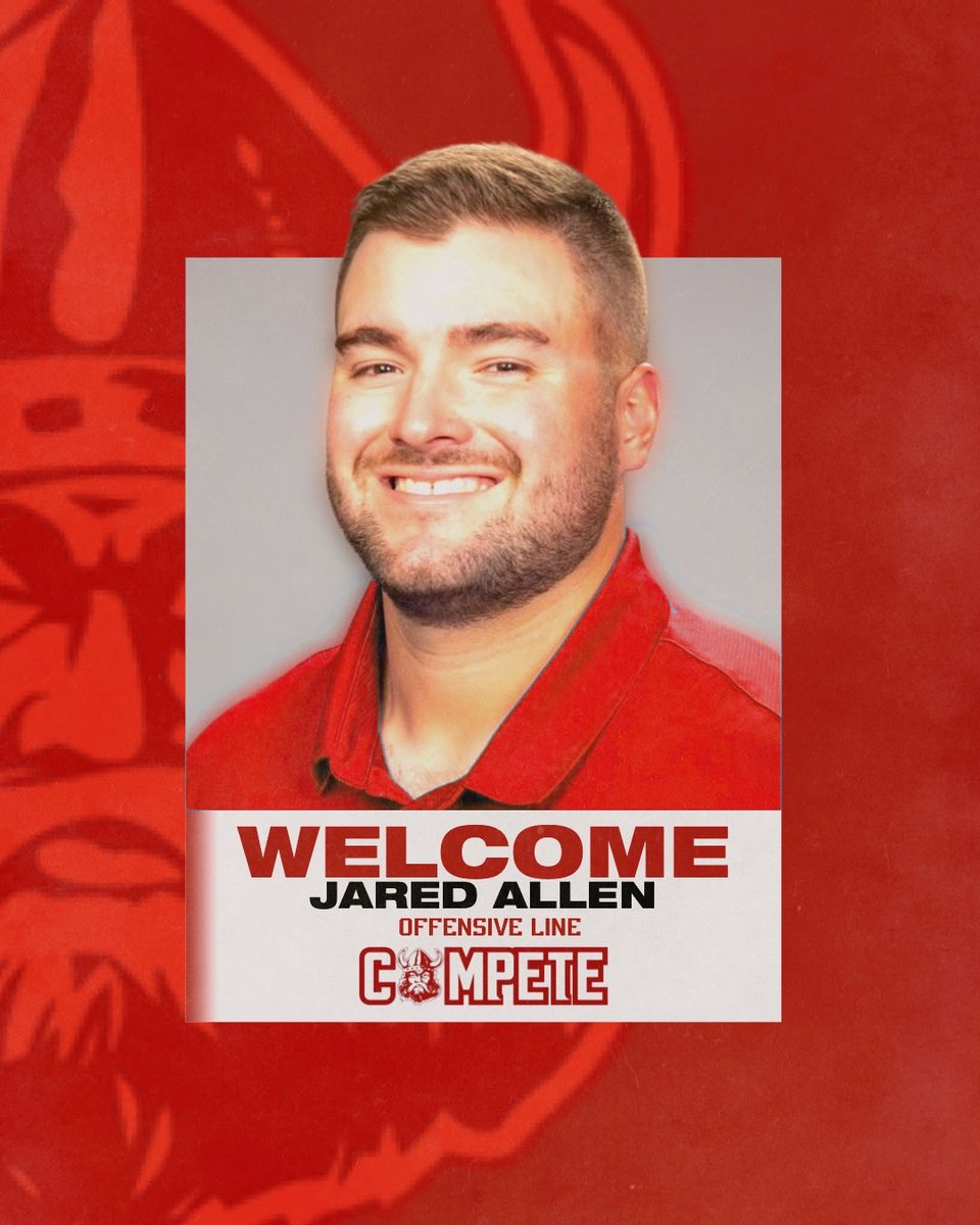 Please help me Welcome our new OL coach, Jared Allen @CoachAllen78 Pumped to work with a young man I thought so highly of as a player. Coming to us from IMG with ton of knowledge and enthusiasm. Run the ball