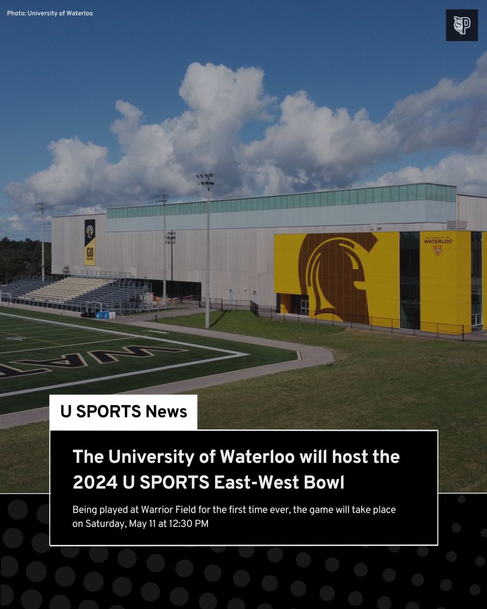 JUST ANNOUNCED: The University of Waterloo is hosting East-West for the first time ever ⚫️🟡 #ForTheNorth | #USPORTS