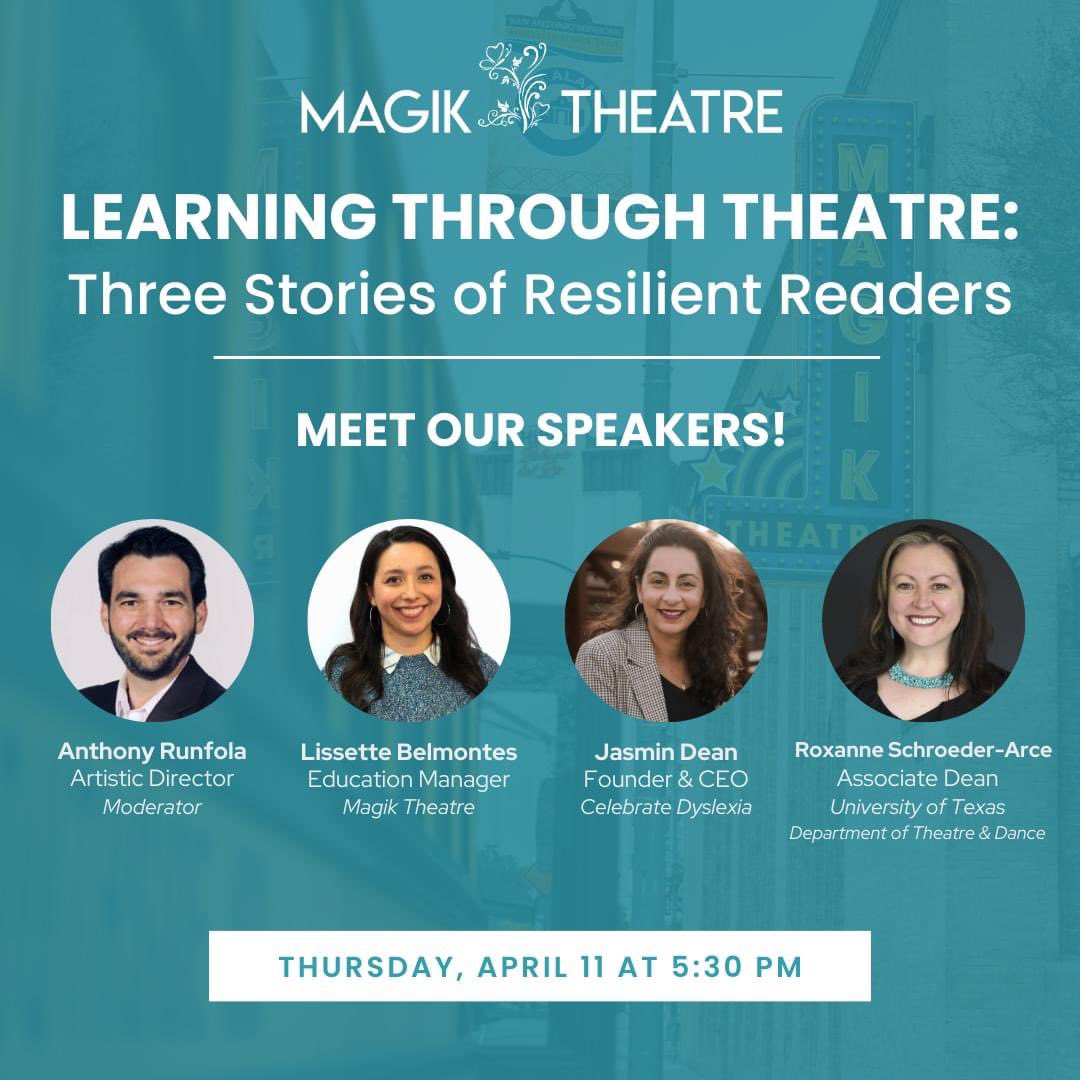 Learning Through Theatre is 2 Days Away! 🎭 Educators, join us for happy hour & an insightful panel discussion this Thursday! Our panelists will explore the value of multimodal learning sharing diverse reading journeys and their impact on young people. bit.ly/3J8Fvxc