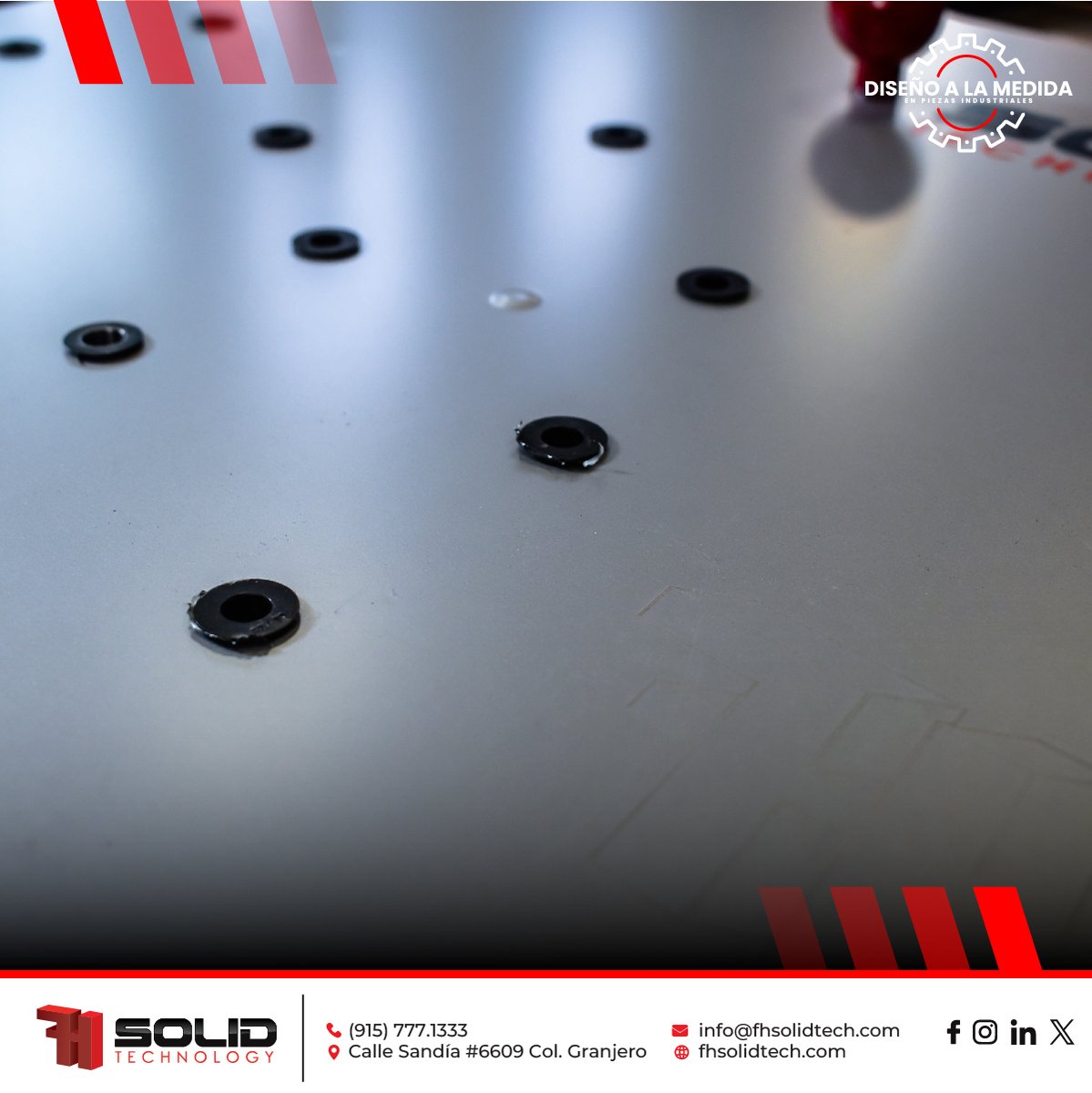 FhSolid's tweet photo. Descubre la innovación con nuestra Fixtura diseñada para la corrección precisa de perforaciones en ACS. Desde ajustes milimétricos hasta correcciones fundamentales, aseguramos una solución que eleva la calidad y la precisión en cada paso.

#FixturaIndustrial #PrecisiónACS https://t.co/TTUzukSQV5