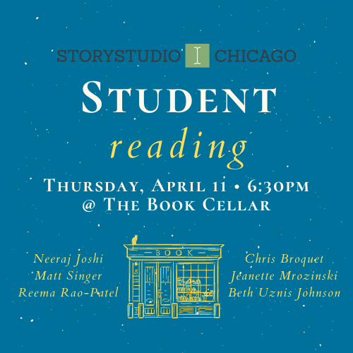 Join us this Thursday for a @StoryStudio Student Reading! 6:30pm @bookcellarinc