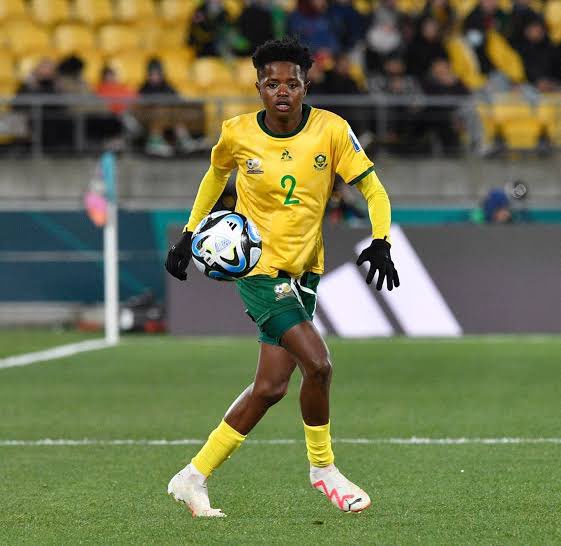 I congratulate Lebohang Ramalepe on playing her 100th match for @Banyana_Banyana. Lebo has been a mainstay and consistent performer for Banyana. Continue to inspire with your performances and dedication, Lebo. You continue to make your mark!