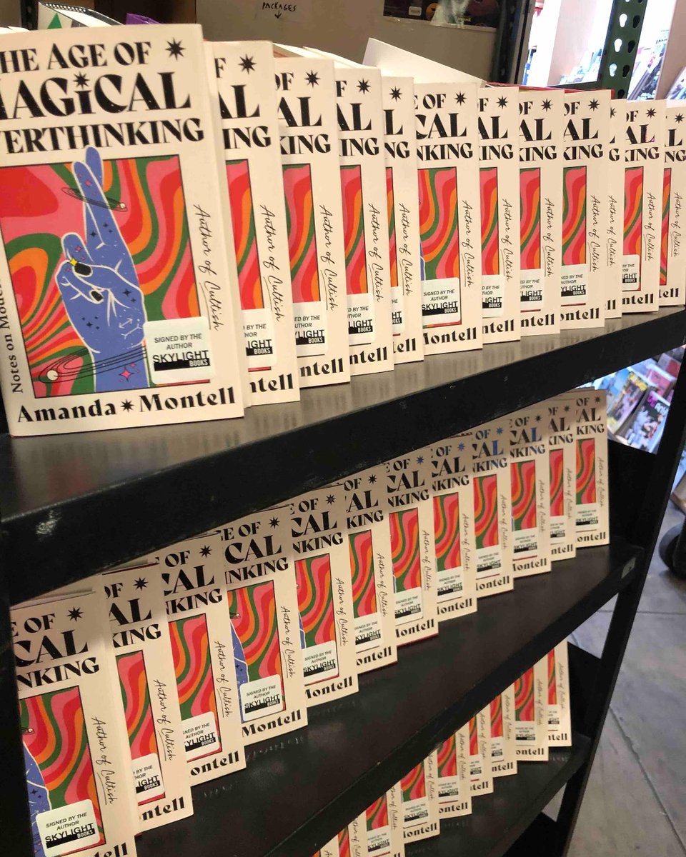 Happy launch day to Amanda Montell and her new book THE AGE OF MAGICAL OVERTHINKING! If you ordered a personalized copy from our pre-ordered campaign, it's in the middle of processing, and should be on its way or available for pick up soon. We also have signed stock in-store!