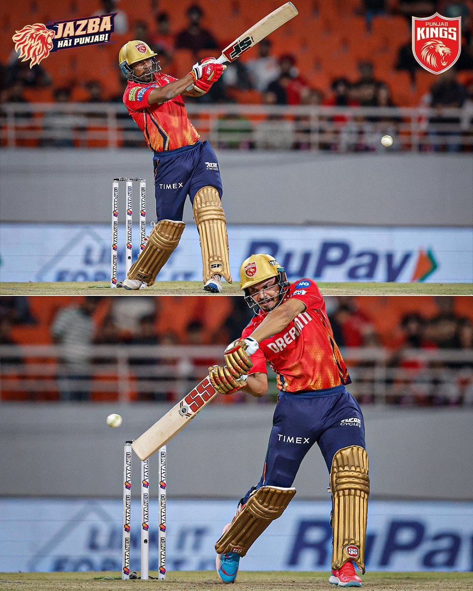 PunjabKingsIPL's tweet photo. Soooooo close. 💔

The Smash Bros gave it their all. 👏

#SaddaPunjab #PunjabKings #JazbaHaiPunjabi #TATAIPL2024 #PBKSvSRH https://t.co/zuqct8DtPS
