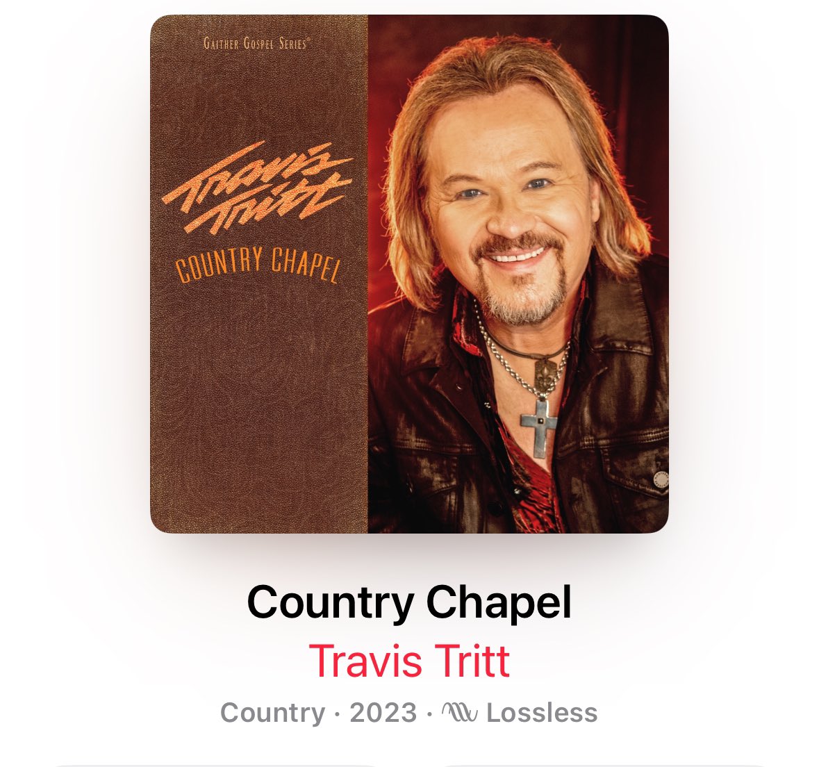 Celebrating @Travistritt Tuesday by listening to COUNTRY CHAPEL