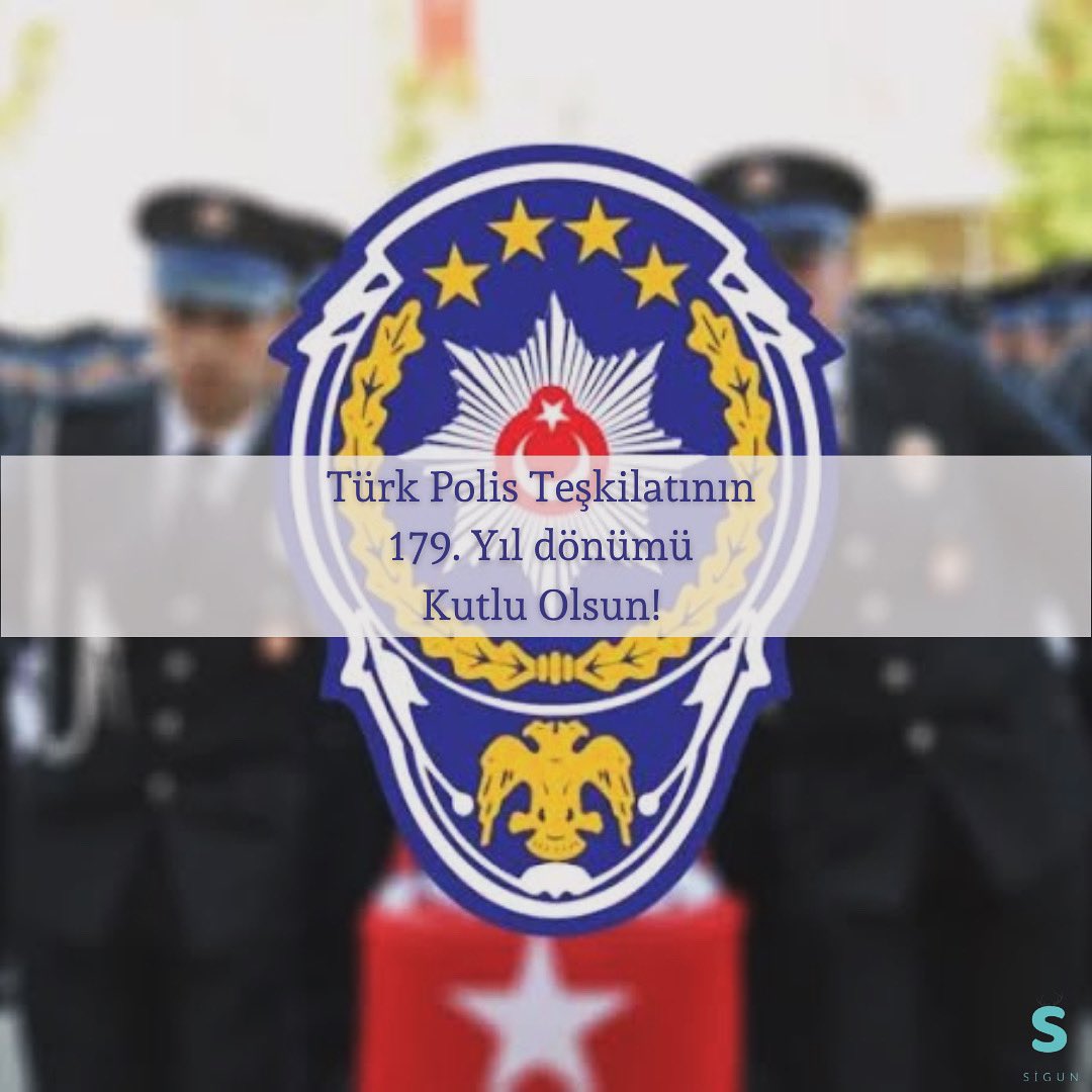 Şerefli Türk Polis Teşkilatı'nın 179. Yıl Dönümü kutlu olsun! 🇹🇷
#polisTeşkilatı 
#PolisTeşkilatı179Yasında