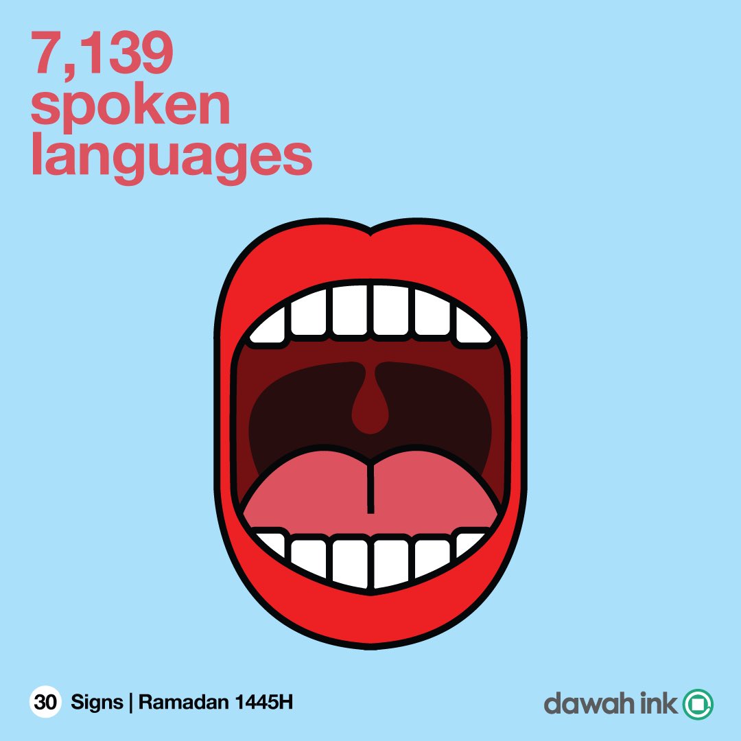 DawahInk's tweet photo. Signs 
Ramadan 1445H | 2024 - Day 30

And one of His signs is the creation of the heavens and the earth, and the diversity of your languages and colors. Surely in this are signs for those of sound knowledge.
Ar-Rum | Ch.30 v.22

#quran https://t.co/eYwkOaUFyO