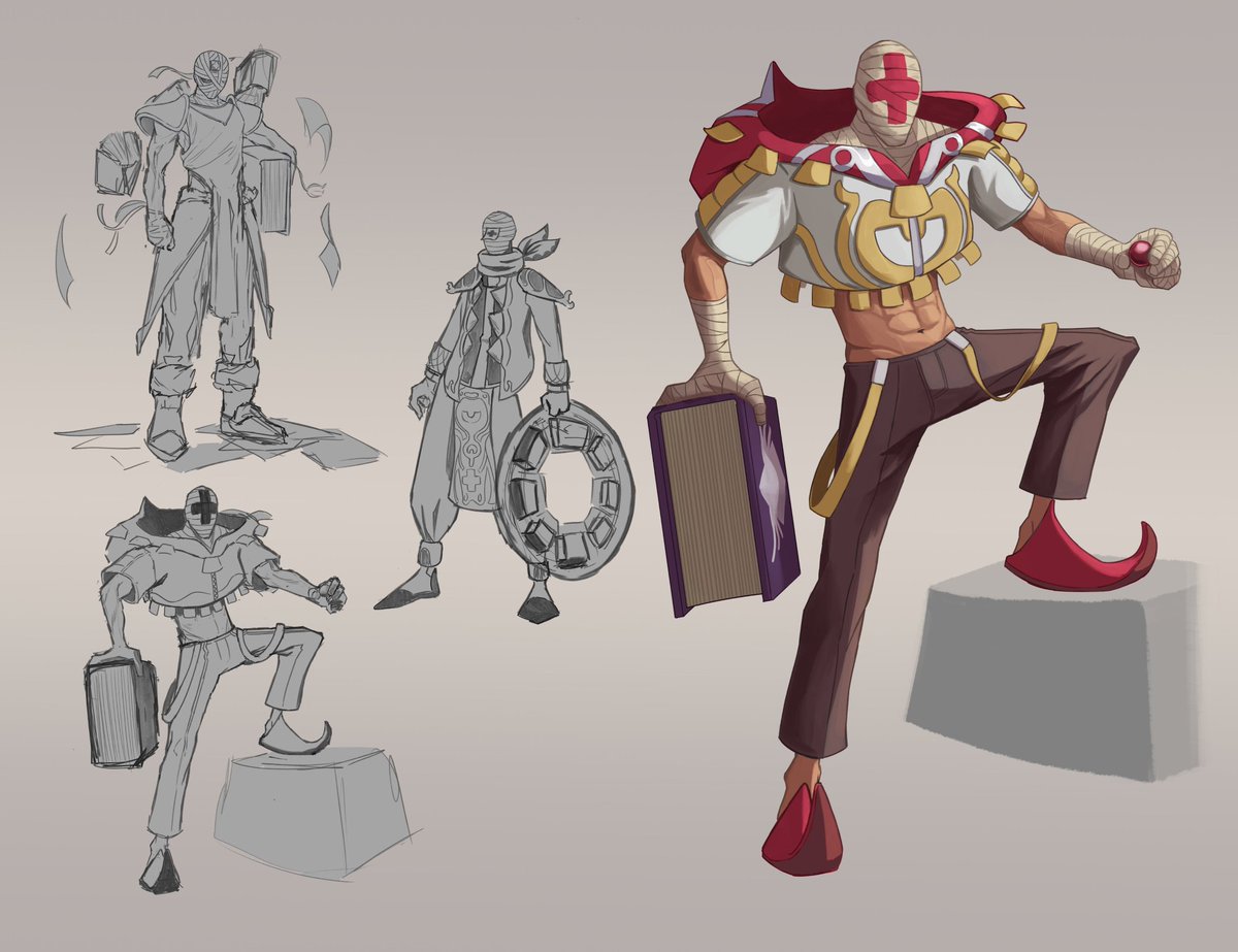 _guavajelly's tweet photo. Hello! Happy #PortfolioDay!

I'm Nick, a Washington-based Concept Artist and I specialize in character design

📧guavajellyart@gmail.com
🎨https://t.co/dKndcjdDx2 https://t.co/RVGNyVNwP7