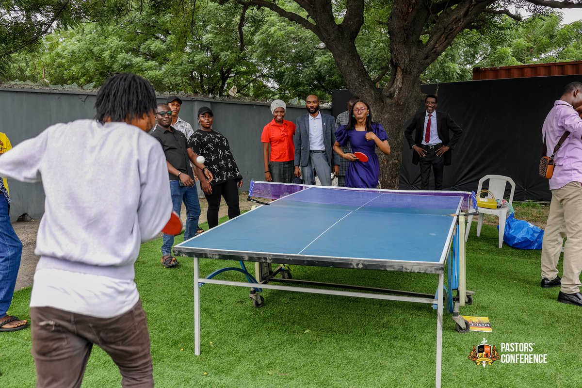 pastorpoju's tweet image. More than just listening, we encourage fellowship among ministers during our Pastors conferences. Here, we have different games being played during the one hour lunch break. 

Join us tomorrow at 9.00 am.