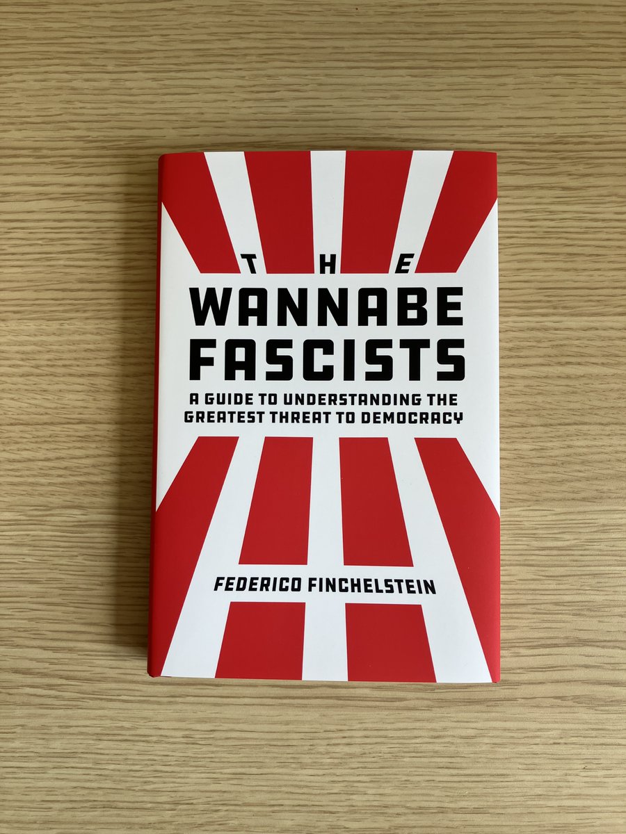 My book 'The Wannabe Fascists' now exists... Kate Marshall, my editor at @ucpress just sent me a picture of the book as a fact. I am looking forward to receiving my author's copies!