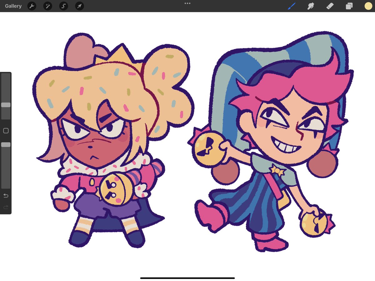 Made them for a keychain #brawlstars