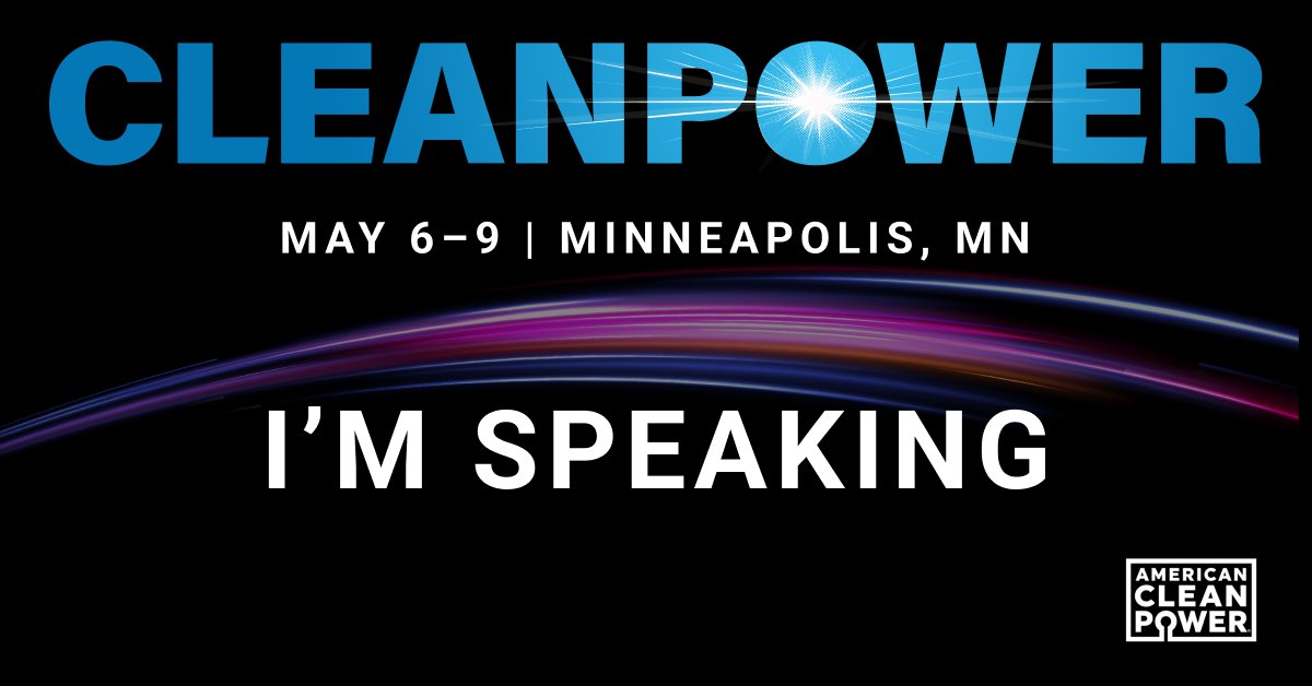 Look forward to moderating a transmission panel at #CLEANPOWER24 - always fun to engage in lighthearted topics with my fellow #energytwitter colleagues :)