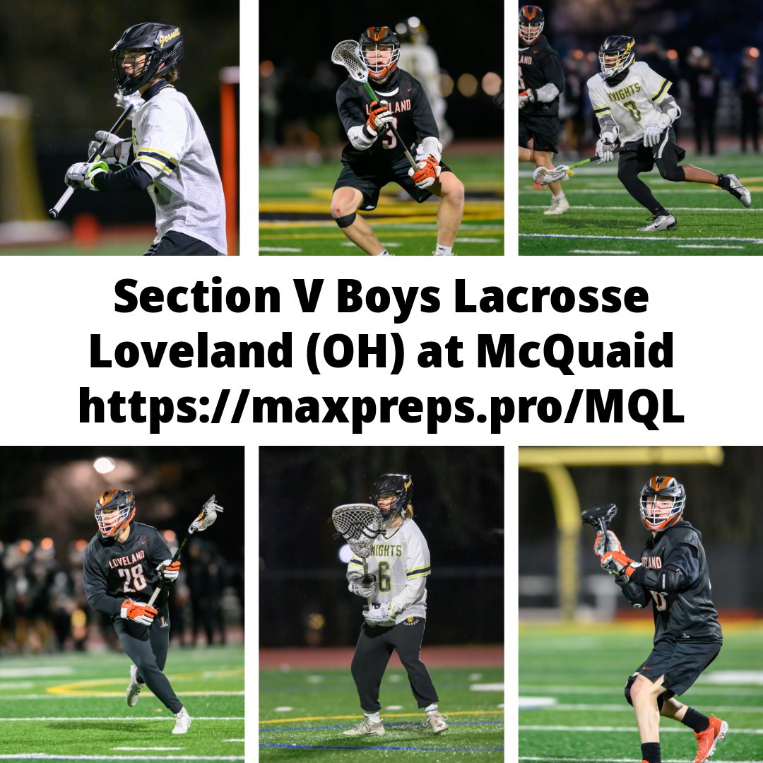 Maxpreps photos from Friday night's Varsity lacrosse game between McQuaid and Loveland

Click HERE --> maxpreps.pro/MQL

<a href="/LburgTigers/">LHSTigersAthletics</a> <a href="/LHStigerslax/">Loveland Men’s Lacrosse</a> <a href="/McQLax/">McQuaid Lacrosse</a> <a href="/AthleticsMcQ/">McQuaidAthletics</a> <a href="/SecVBoysLax/">Section V Boys Lacrosse</a> <a href="/PrimetimeBall_/">Primetime585⭕️</a> #mcquid #hslacrosse #lax #hslax
