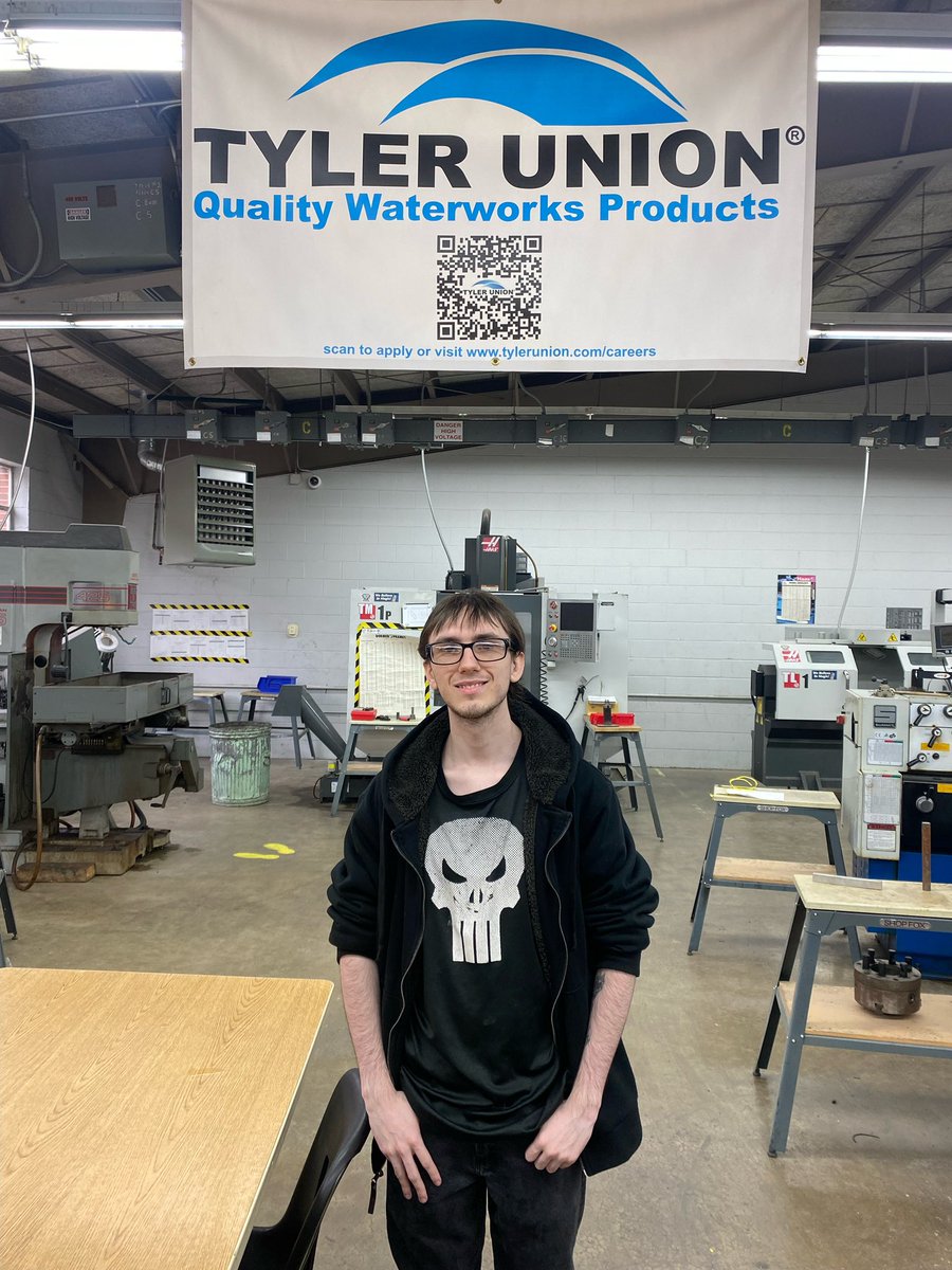 BIG Congratulations to David Pruitt, AHS and Precision Machining senior, on being awarded a $2000 scholarship from Tyler Union Workforce Development! We are so proud of you, David!!! #careerteched <a href="/ccboe_news/">Calhoun County Schools</a>