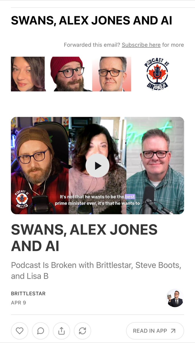 I mean, you’re curious, right? Never a dull moment with @brittlestar @steve_boots Podcastisbroken.ca and where all fine podcasts are found. #podcastisbroken