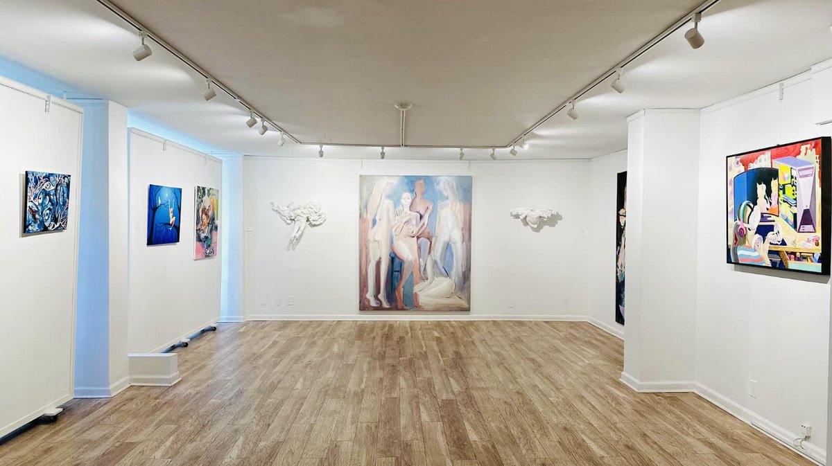 RomaniaNY's tweet photo. 🔜CLOSING SOON! “GODDESSES, AMAZONS, and MOTHERS” feat. visual artists #NanaAfya, #AngelaChina, #ChiaoHanChueh, #MarianaCromeyer, #HortensiaMiKafchin, #AnaMariaMorar & #EkatherinaSavtchenko. Join us for the closing event this Friday, April 12, 6:30 PM 👉https://t.co/Barw7uGg82 https://t.co/KVAiknnlDM