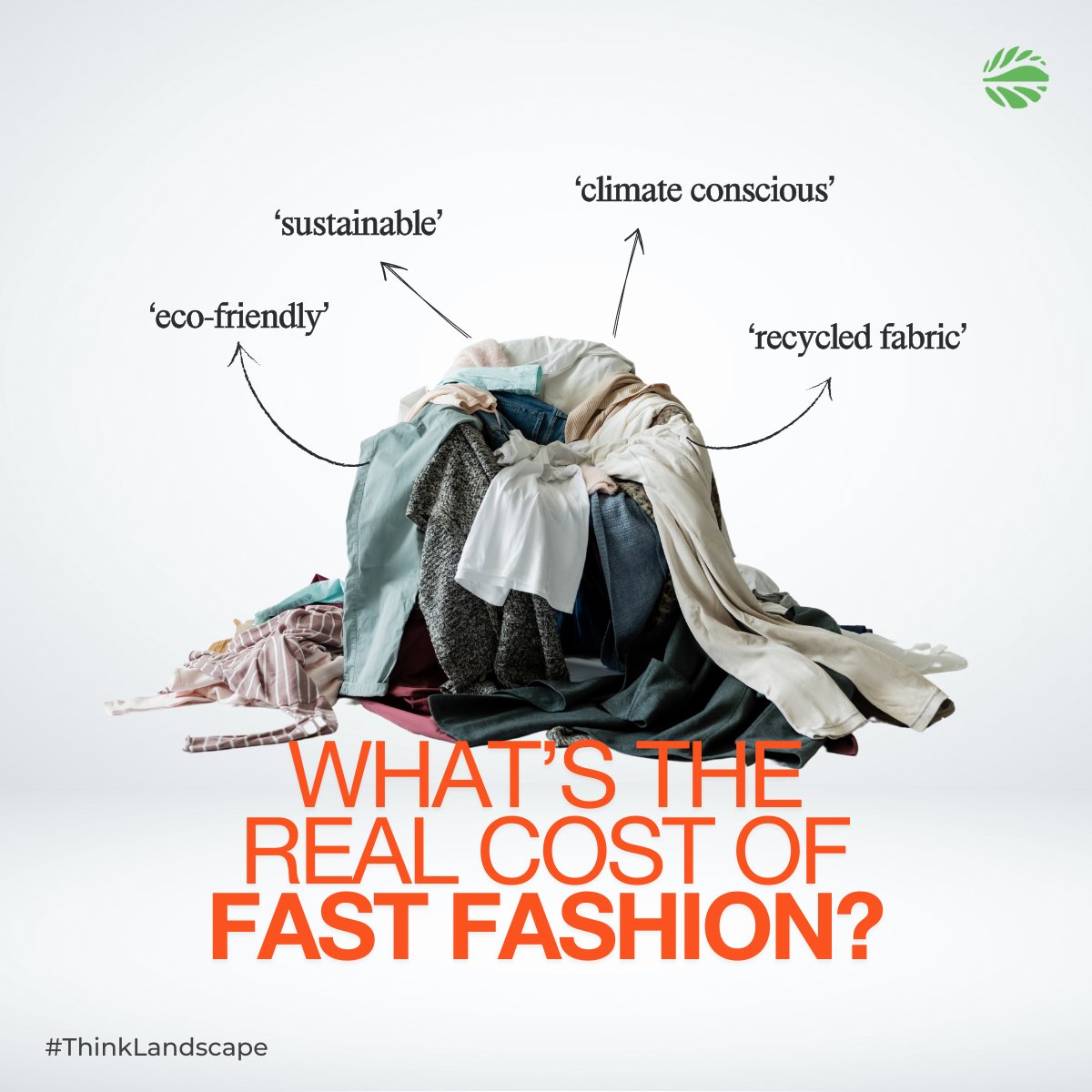 Ever wondered about the true cost behind your fashion choices? 🏭 With the #fashion industry contributing an estimated 2 to 8% of global greenhouse gas emissions, can we trust their eco-friendly claims? Read the full story: bit.ly/49nndTq #ThinkLandscape