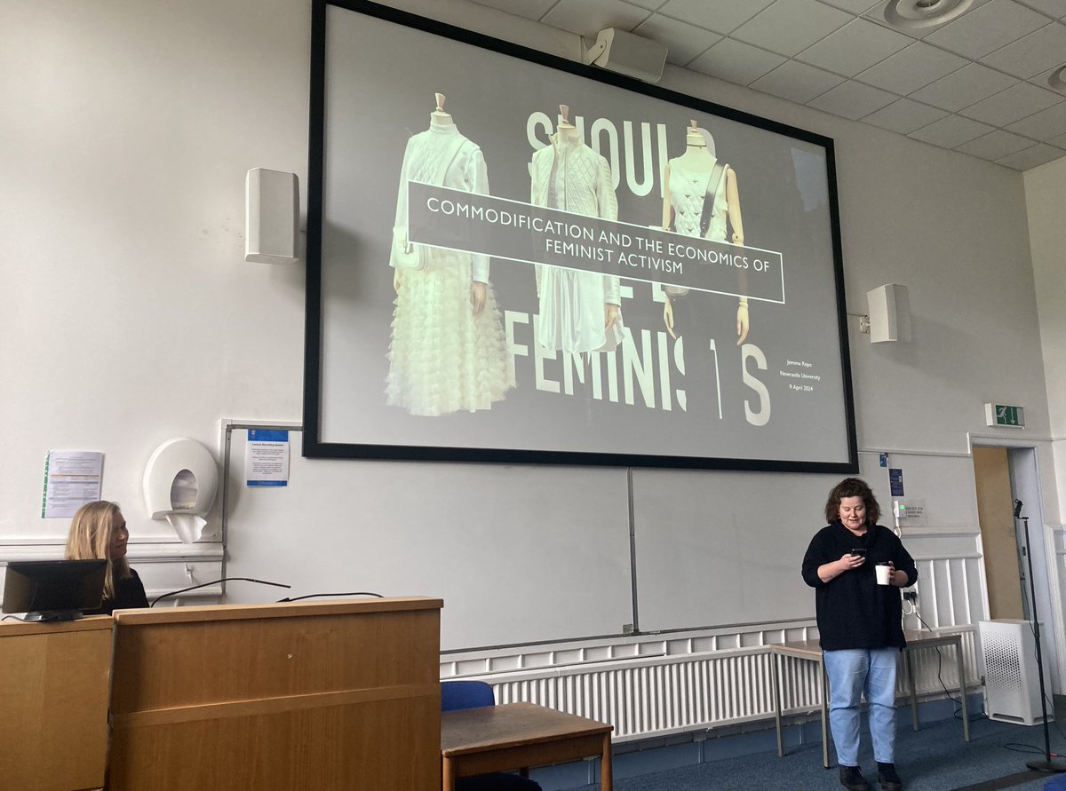 We had a wonderful time at the Second Annual St Andrew Institute for Gender Studies Lecture today. The title of the lecture was 'Commodification and the Economics of Feminist Activism' Dr Jemima Repo. What a fantastic event! @Jade_E_Fletcher