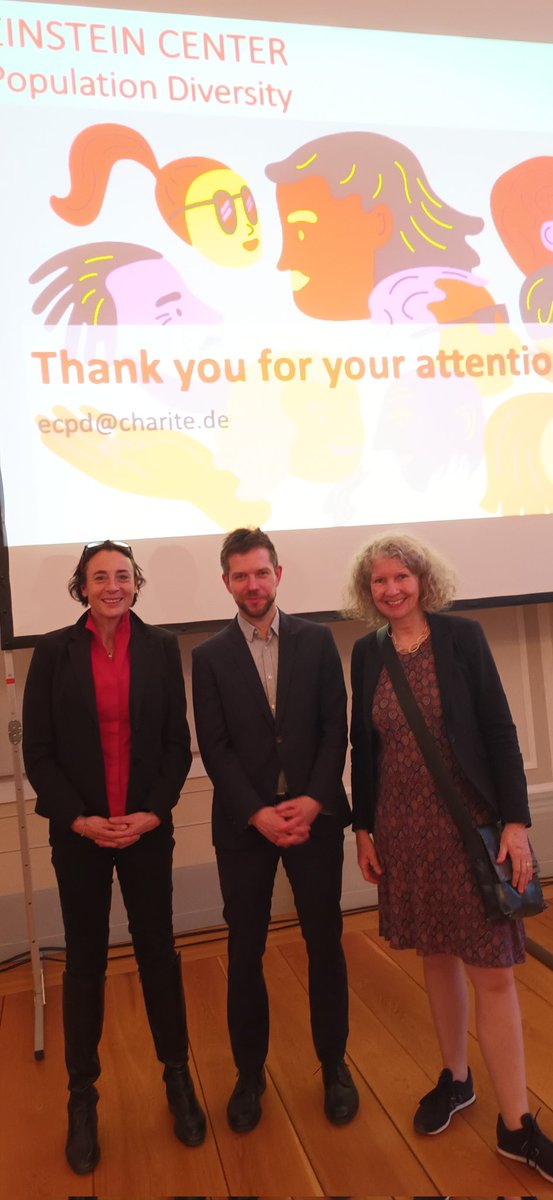 Thanks to our great Keynote Speaker Katharina Spieß @bib_bund who opened the Einstein Center Population Diversity (ECPD)