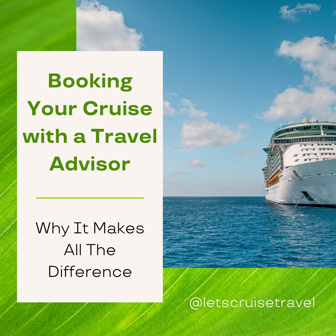 Are you considering booking a cruise? With the plethora of online options available, it might be tempting to click your way through the process solo. However, before you do, you should consider the invaluable benefits of working with a travel advisor.... letscruisetravel.com/BlogPosts