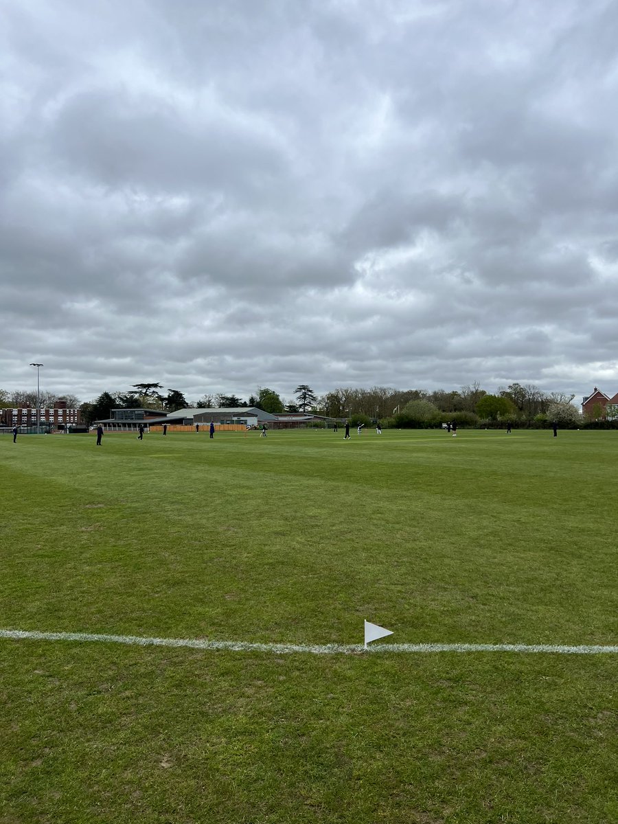Two days of pre season done! A huge thanks to <a href="/GreshamsSport/">Gresham's Sport</a> <a href="/CulfordSchool/">Culford School</a> and @EMS_Sport for the last couple of days! Lots of cricket played, lots of weather avoided and lots of fun had! 🔴⚫️
