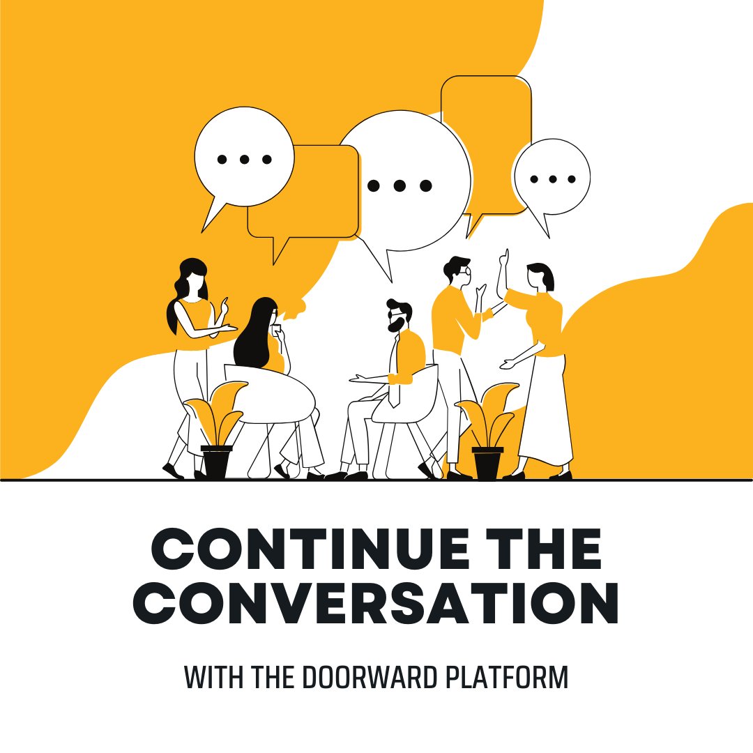 DoorwardInc's tweet photo. Keep the conversation going...between meetings!
Your group's momentum requires more than one meeting per month. In the hectic life of #realestate doers a meeting a month doesn't cut it. https://t.co/li3aynv5sJ